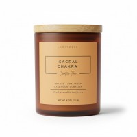 Laritelle Sacral Chakra Candle – Creative Flow – 6 oz Laritelle Sacral Chakra Candle – Creative Flow – 6 oz
