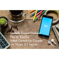 Laritelle Expert Dietician Pay as You Go Initial Consult for Couples via Skype (1.5 hours) Laritelle Expert Dietician Pay as You Go Initial Consult for Couples via Skype (1.5 hours)