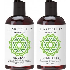 Laritelle Organic (Travel Size) Shampoo 2 oz + Conditioner 2 oz Nature's Love Laritelle Organic (Travel Size) Shampoo 2 oz + Conditioner 2 oz Nature's Love